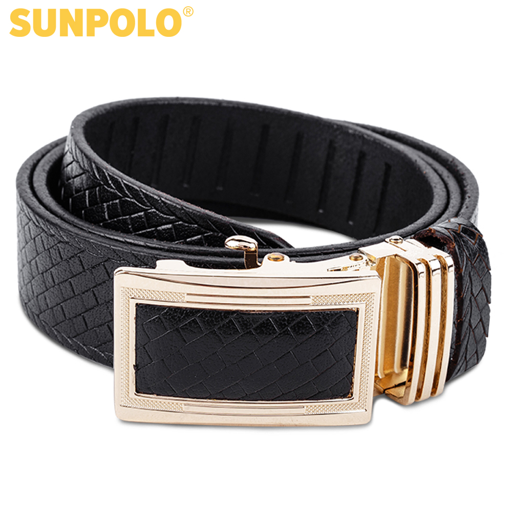 Thắt Lưng Nam Da Bò SunPoLo BS18DN (Đen, Nâu)