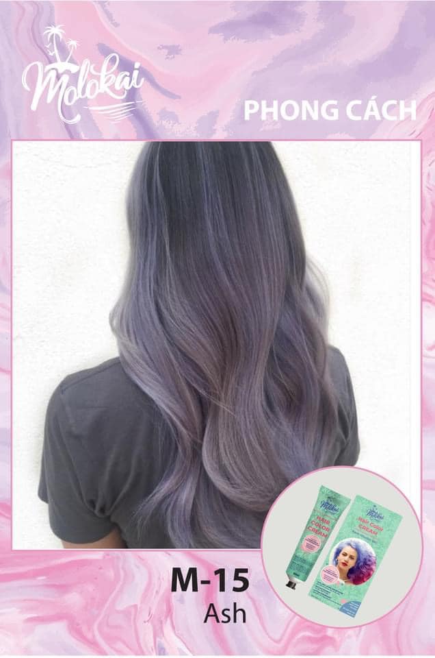 Kem nhuộm tóc Molokai màu M15 Ash 60ml