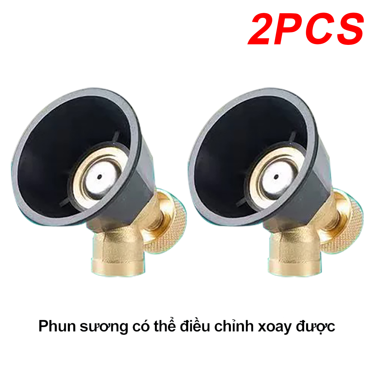 Vòi phun sương tưới vườn vòi phun tưới phun Áp Suất Cao Xoay 360 Độ