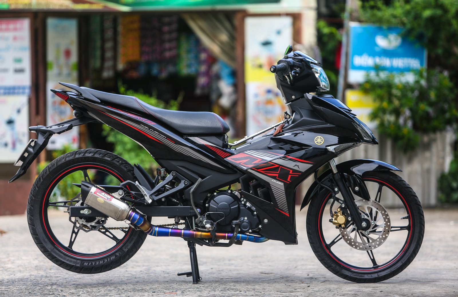 Tem rời dán xe exciter 150 mẫu mx king zin 2021 cực đẹp, hàng 3 lớp chất lượng cao