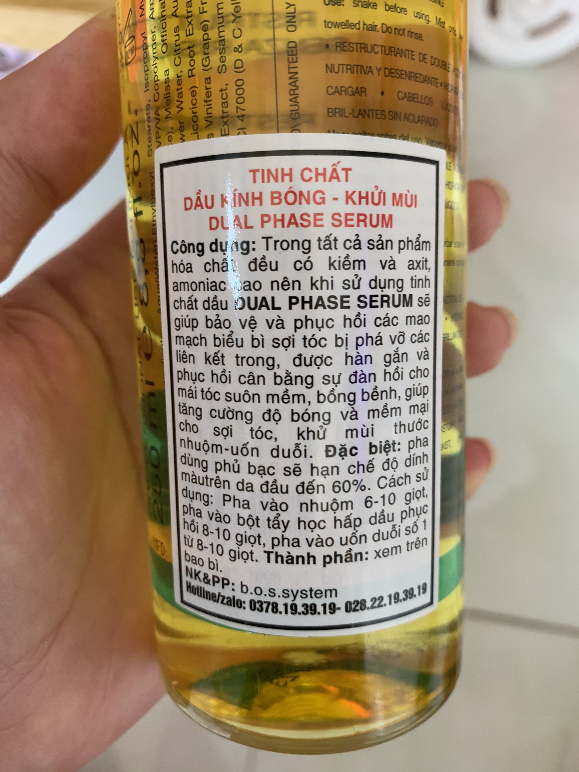 Serum Kích Bóng - Chống Rát Tóc