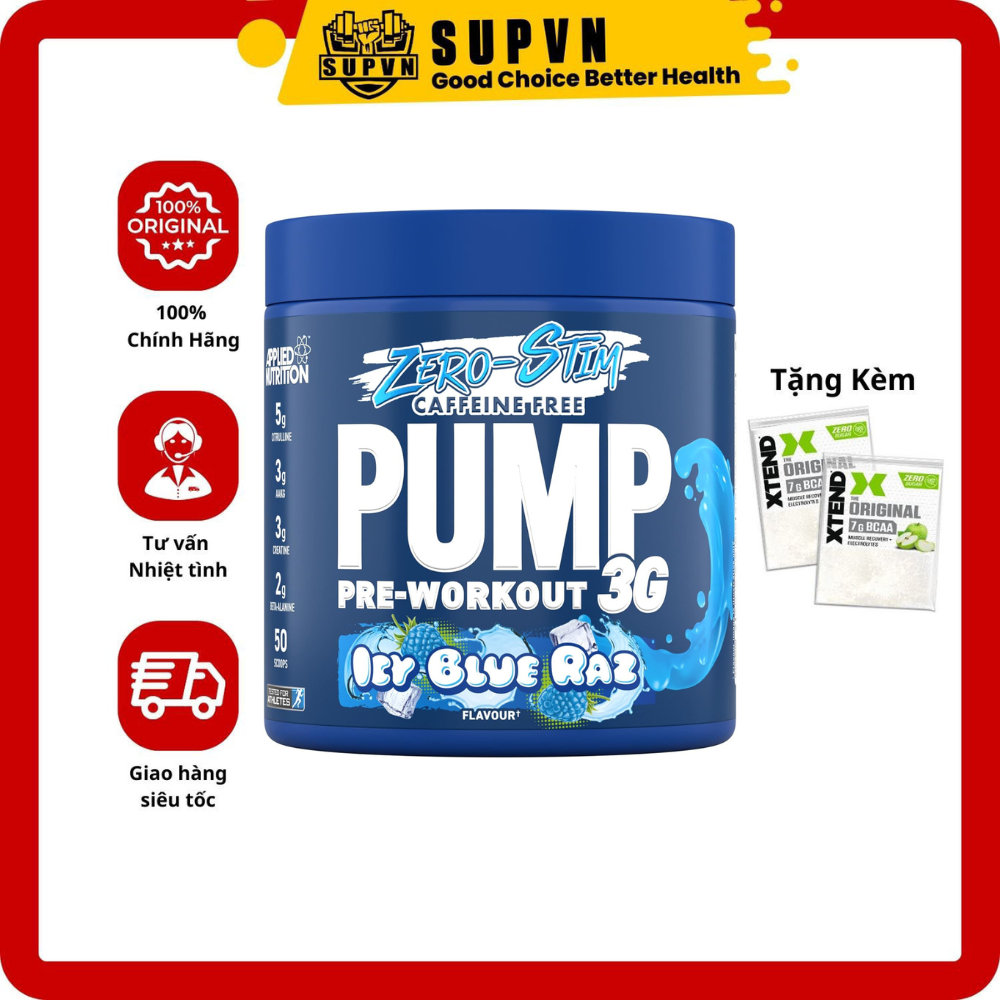 Applied Nutrition Pump 3G Pre Workout 50 ScoopTăng Sức Mạnh