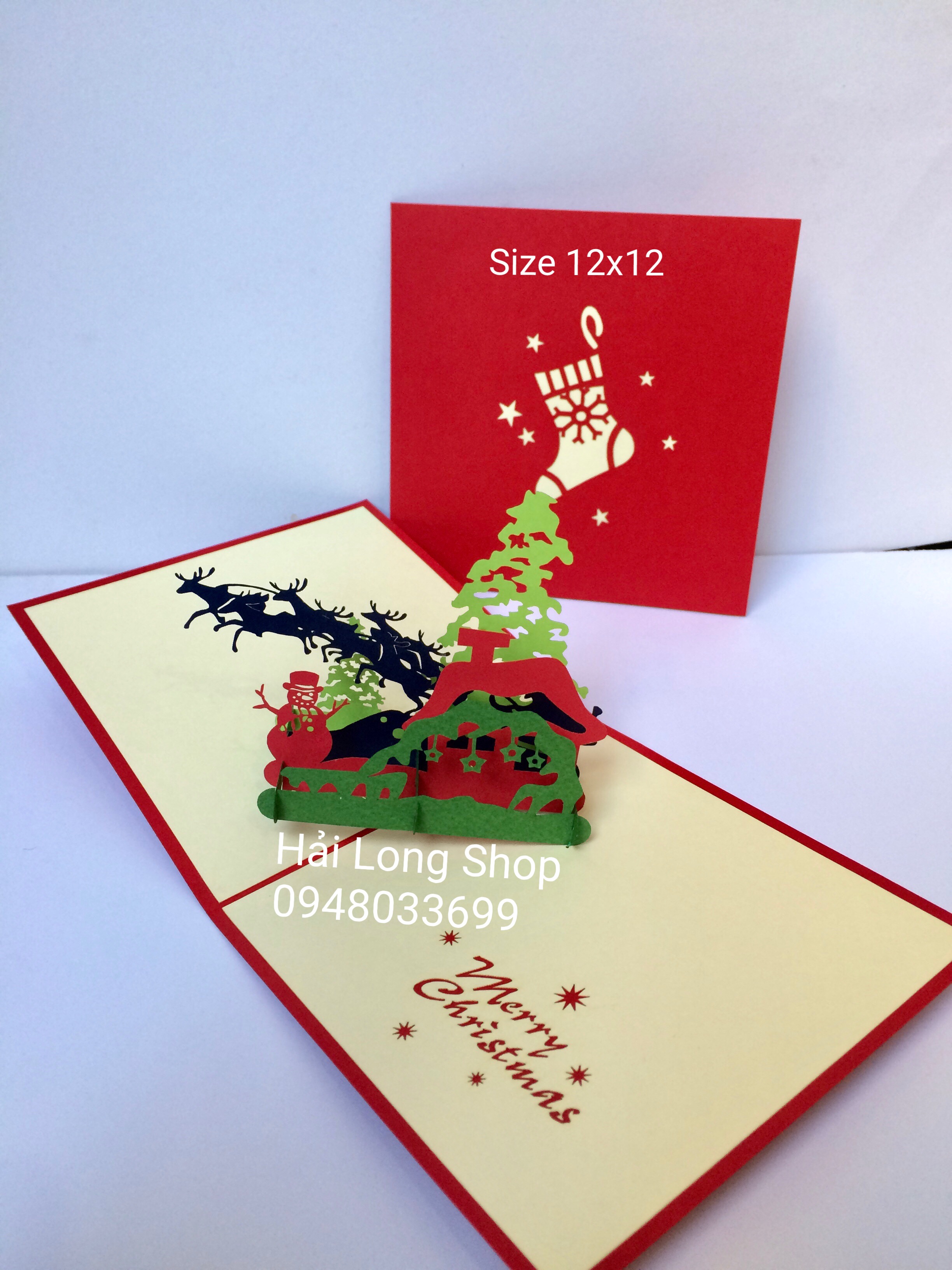 Santa 7 - Noel - 3D Card