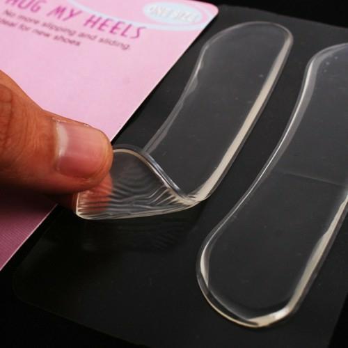 Combo 2 miếng lót giày silicon dán gót chân siêu mềm
