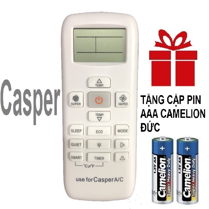 Remote Điều Khiển Máy Lạnh Máy Điều Hòa CASPER RCH-RUY-0