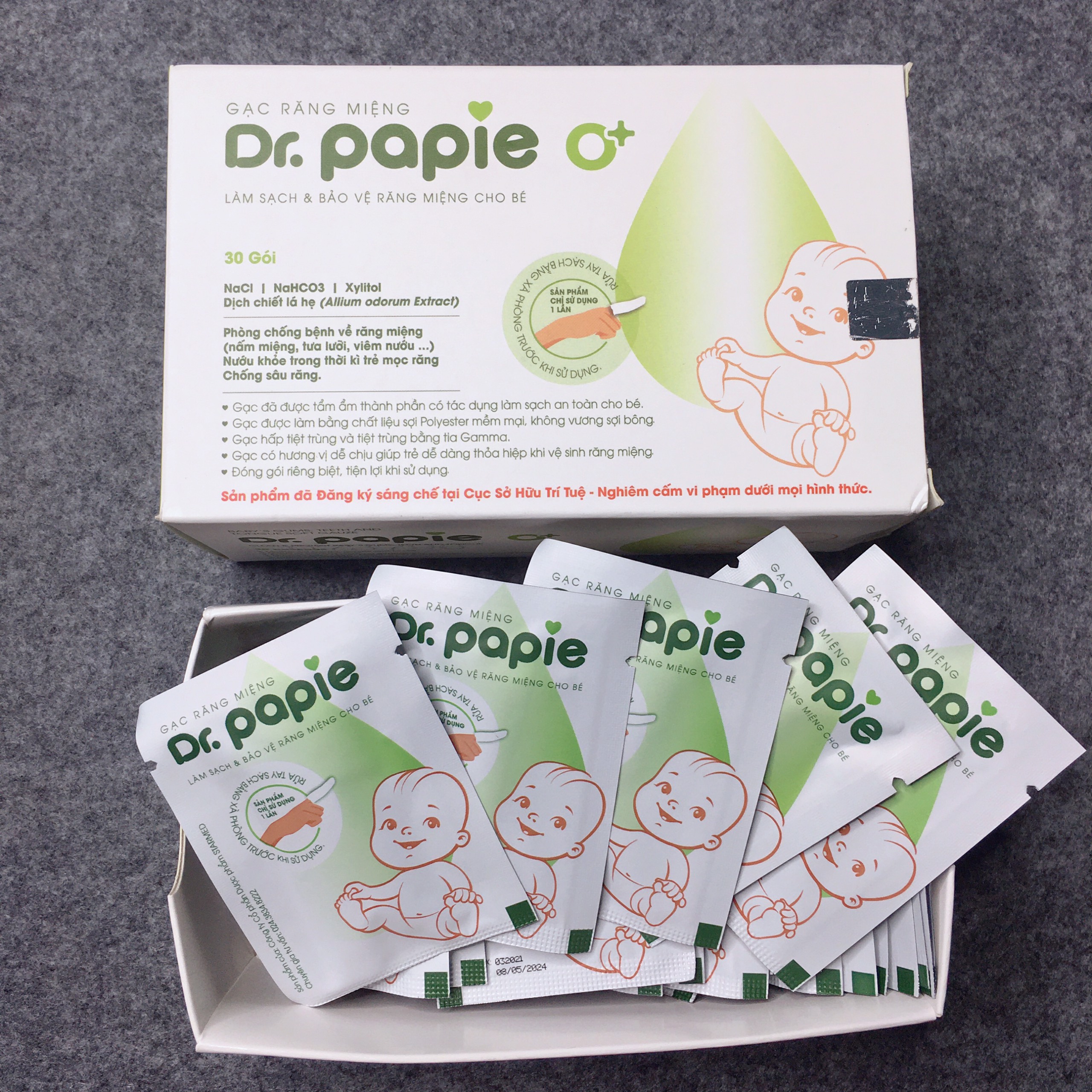 Gạc rơ lưỡi DR.PAPIE