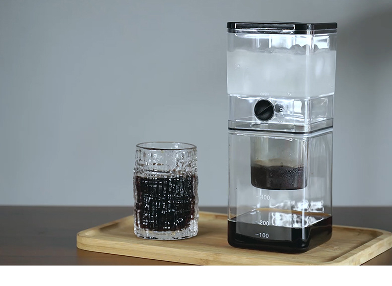 Bình thuỷ tinh pha cafe đá lạnh nhỏ giọt 500ml - Cold brew coffee maker - bộ pha cà phê đá viên
