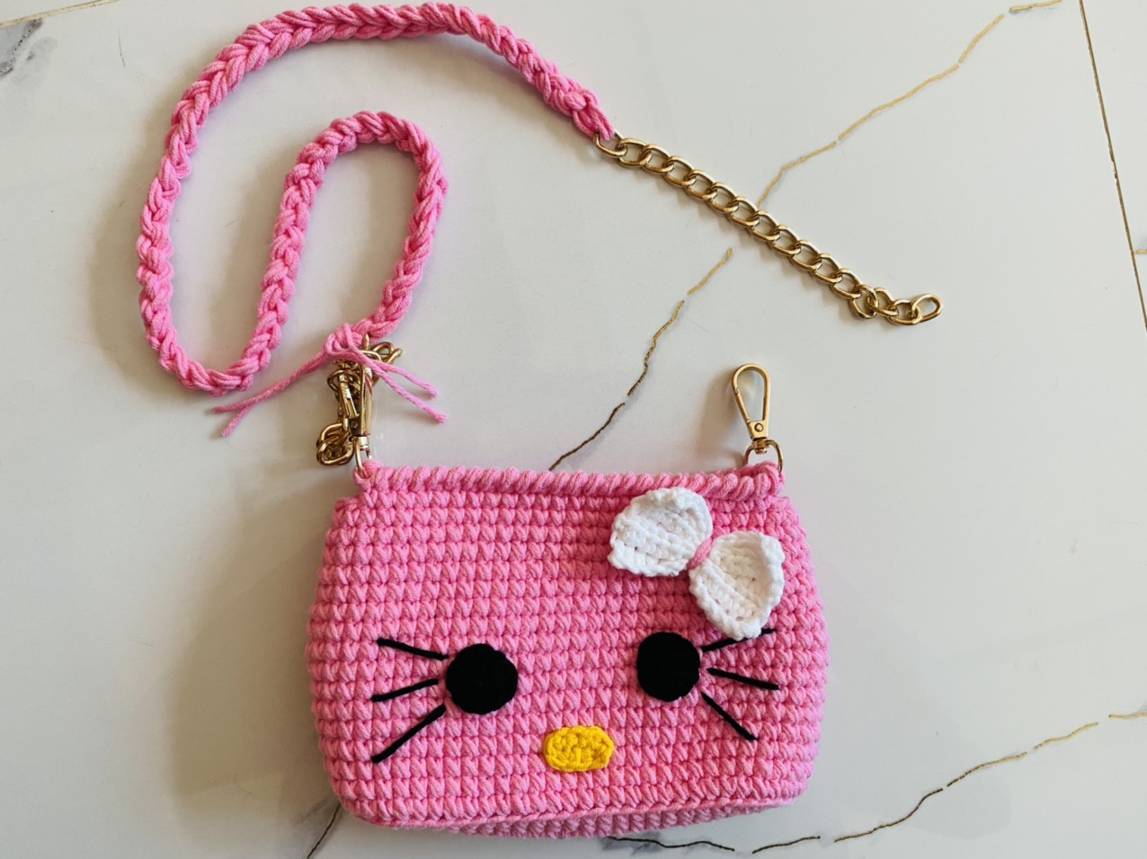 Túi len handmade cho bé
