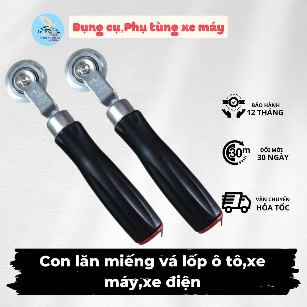 Con Lăn Miếng Vá Lốp Ô Tô-Xe Máy-Xe Điện