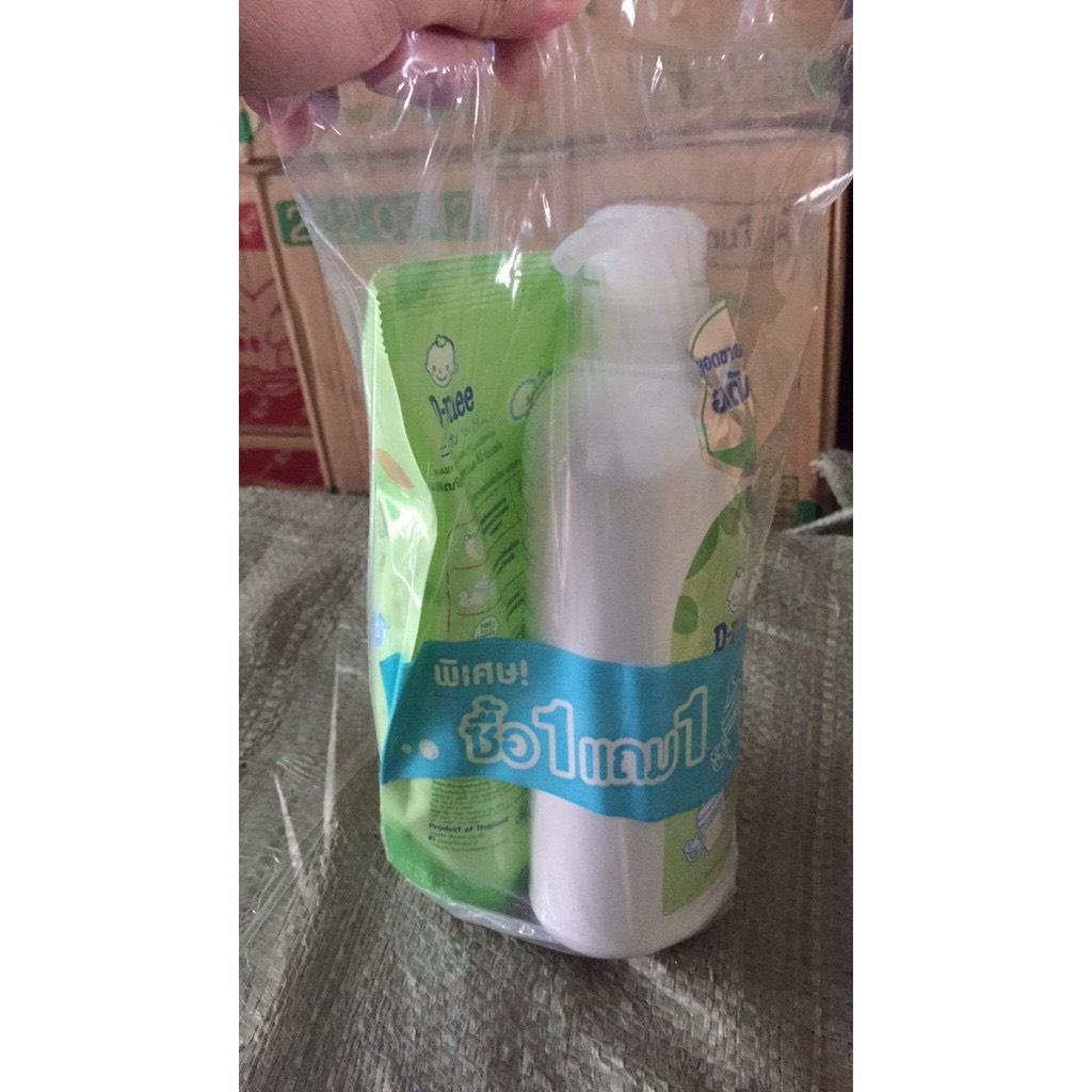 Combo nước rửa bình sữa Dnee 1 Chai 620ml & 1 Túi 600ml