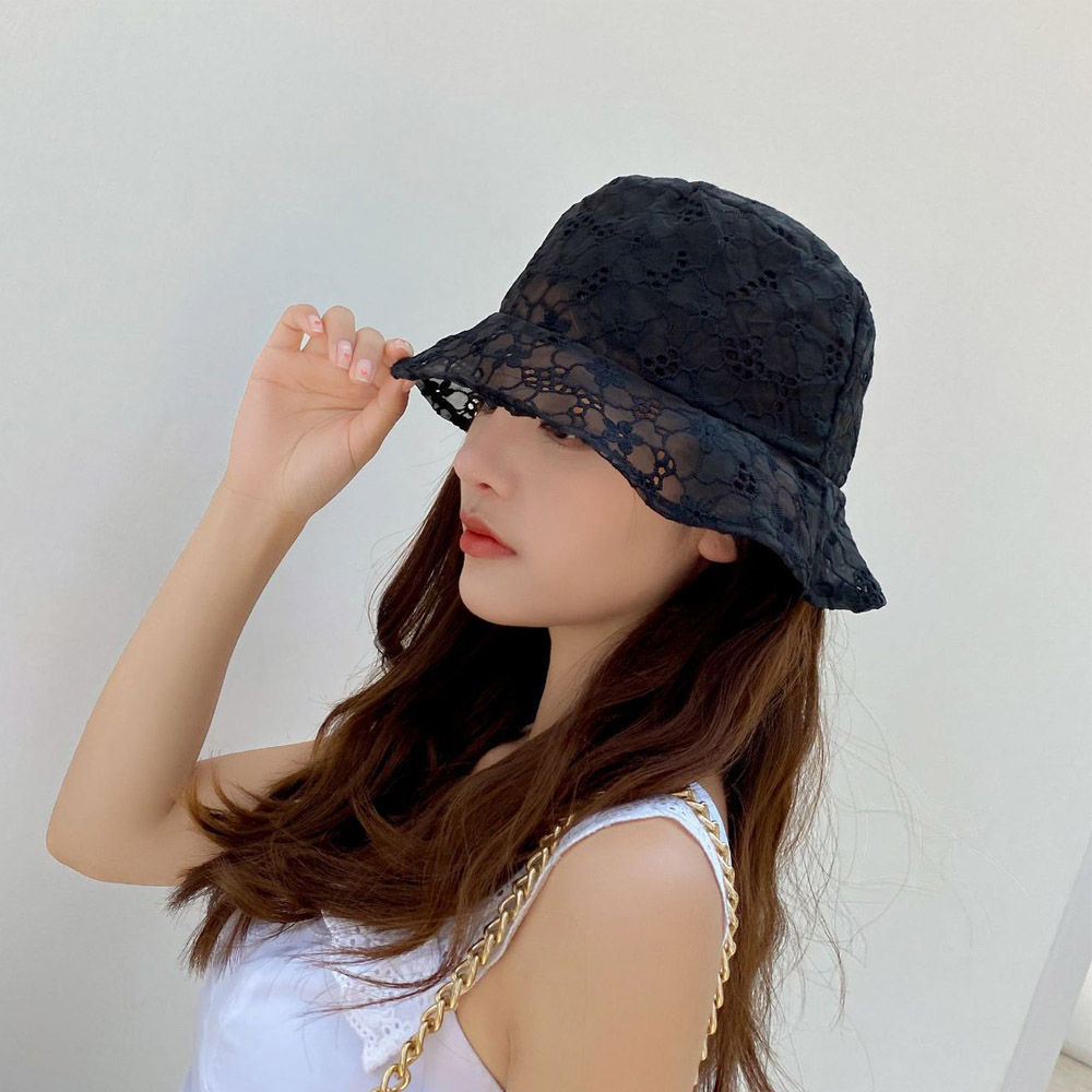 Transparent lace flower sun hat L1683 - LoanTay