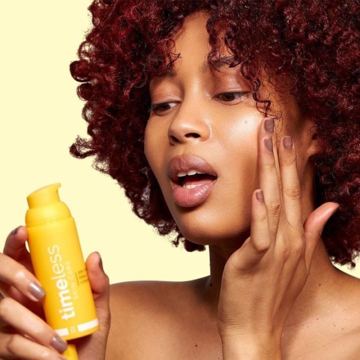 Tinh chất Timeless Vitamin C 20% , Vitamin B5 Serum 30ml Chống oxy hóa cao, làm mờ vết mụn