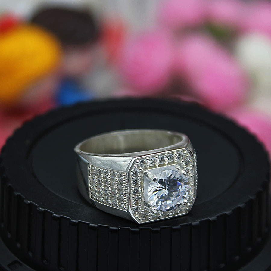 Nhẫn Nam Bạc Hiểu Minh NA395 Bảo Hành Vĩnh Viễn