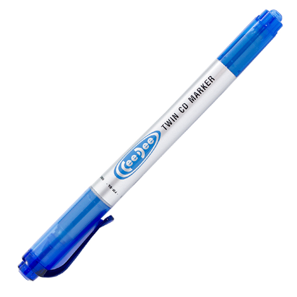 Bút lông dầu Thiên Long PM-04 TWIN MARKER (Bút 2 đầu nét 1.0mm và 0.4mm)