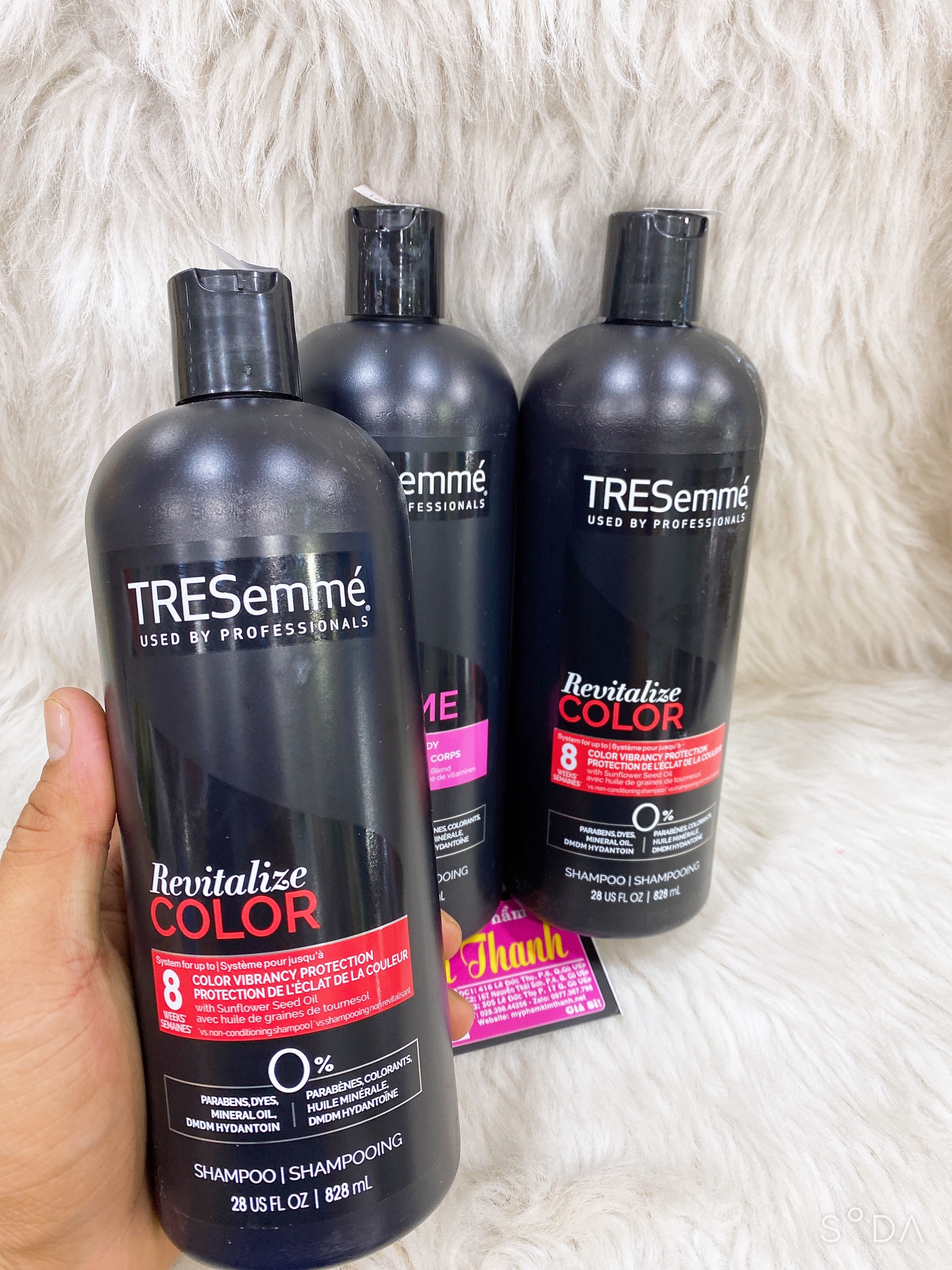 DẦU GỘI DẦU XẢ TRESEMME MỸ SHAMPOO 828ML (COLOR MẪU MỚI )