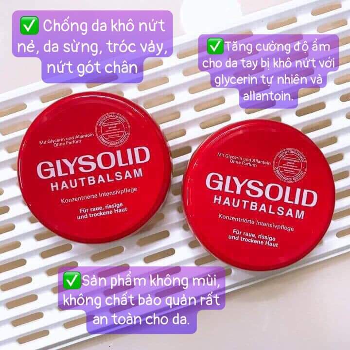 Kem Nẻ Glysolid Hautbalsam 100ml [NỘI ĐỊA ĐỨC]