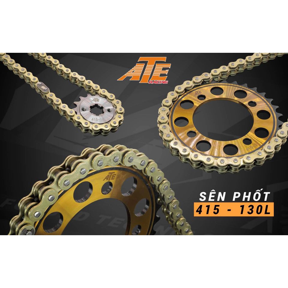 Dĩa tải 7ly 5MM 415 ATE xe máy sirius exciter135 yamaha (xài sên 415 7ly)