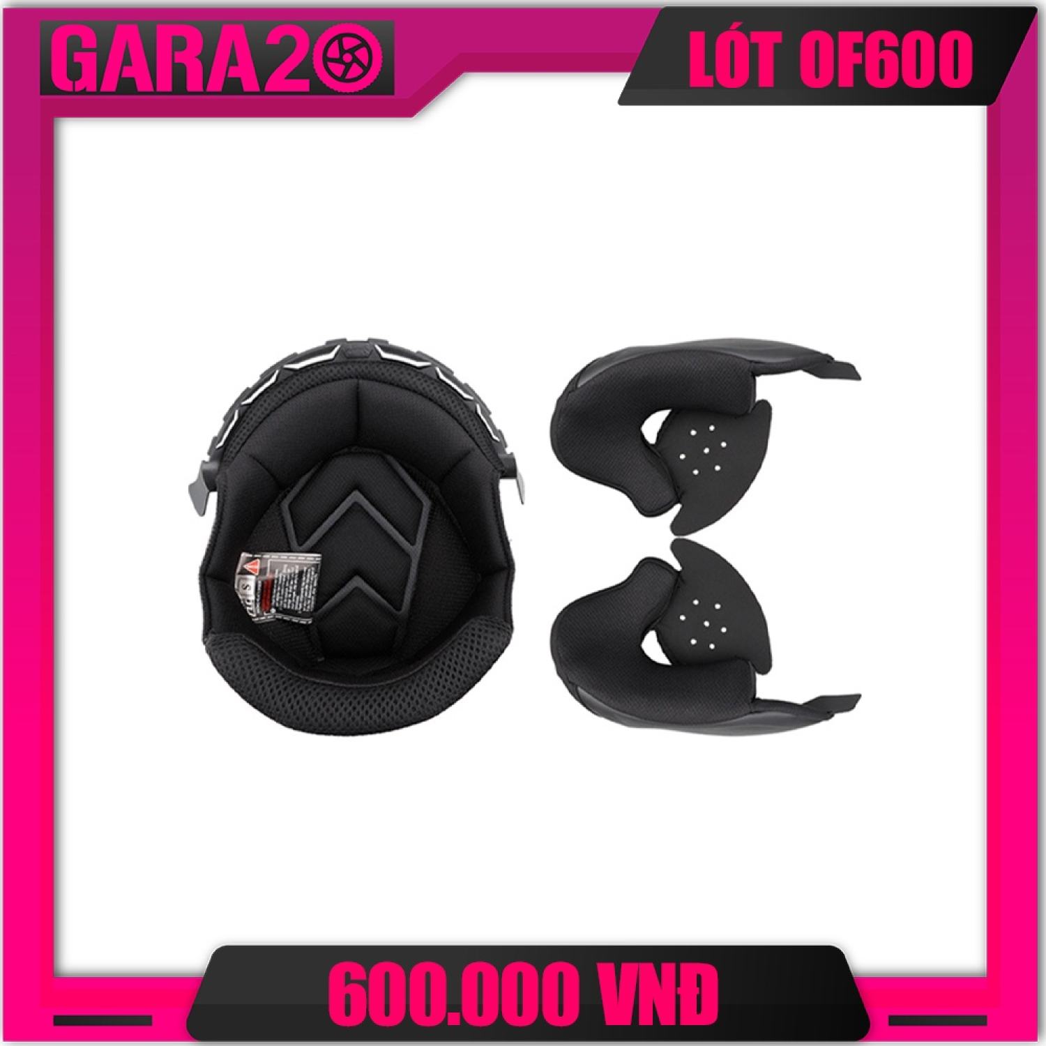 Bộ lót mũ ls2 of600