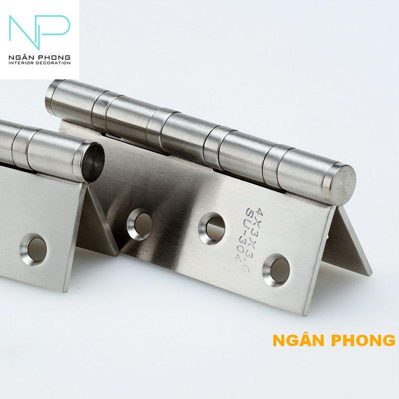 [HCM]CẶP BẢN LỀ CỬA INOX 201-2.6MM (100*70MM)