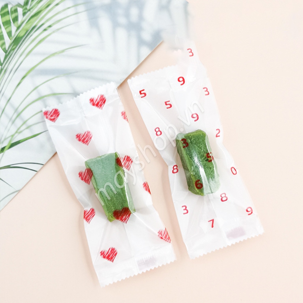200 túi kẹo nougat tim đỏ/ tk13