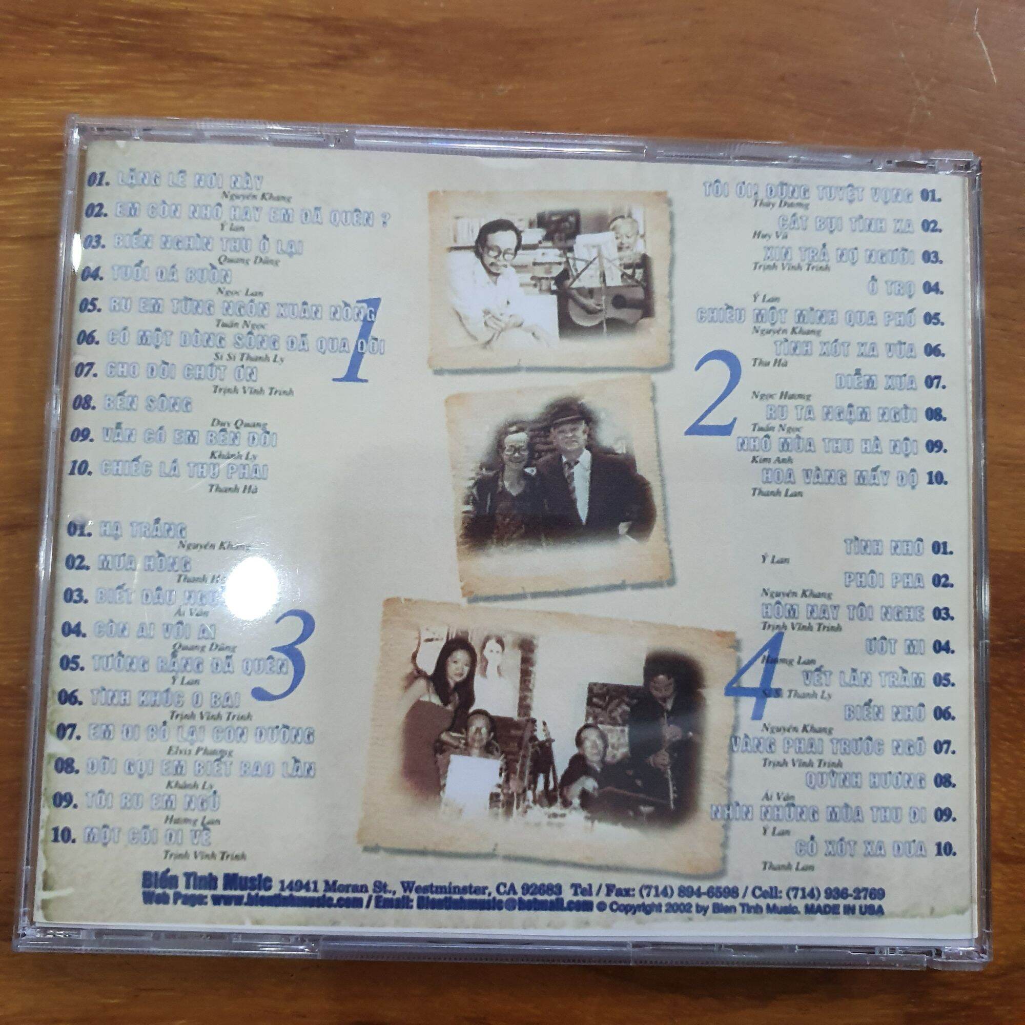 [MDCD] Đĩa CD Nhạc Trịnh Công Sơn - Một Đời Để Nhớ - 4 CD