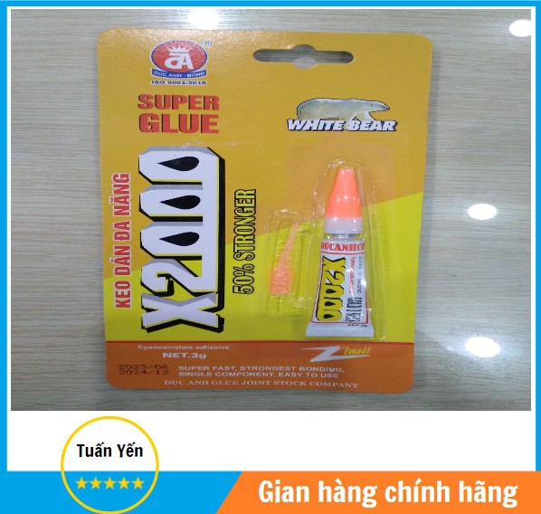 Keo dán đa năng x2000 siêu dính, xuất xứ từ thái lan.
