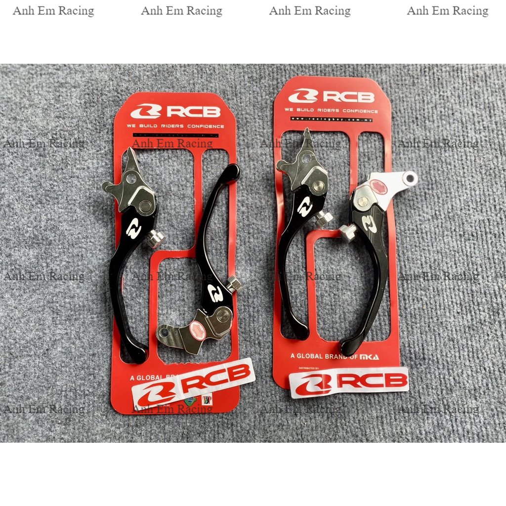 Tay thắng rcb màu đen chính hãng cao cấp gắn ex150 winner vario