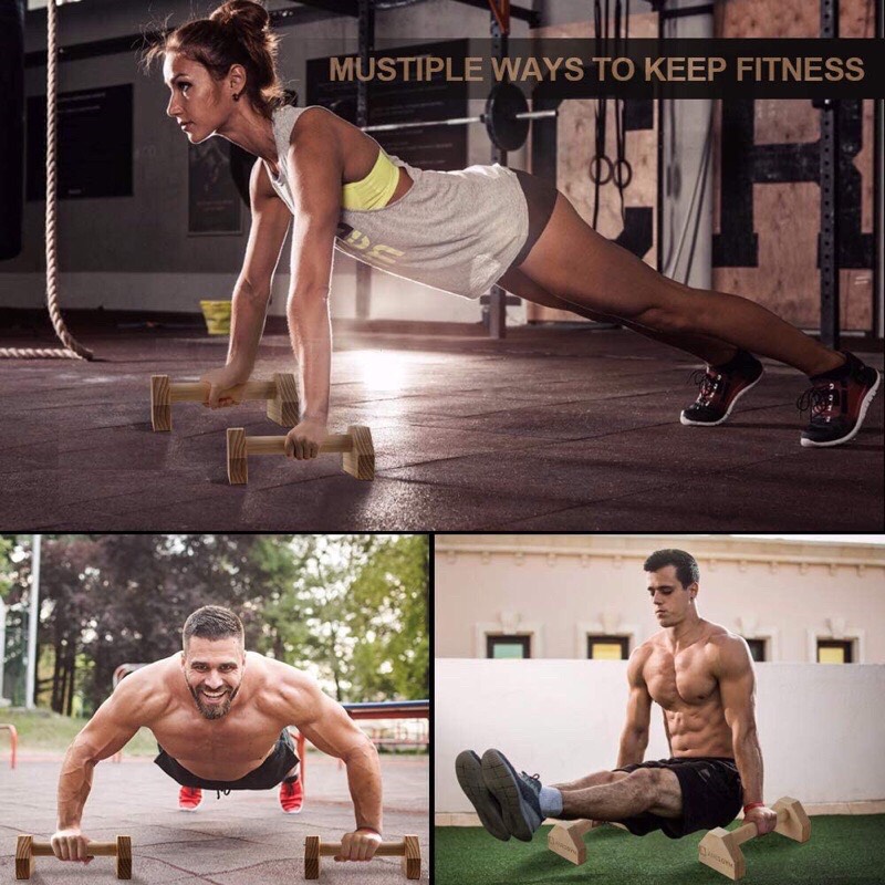 (Free ship) Parallettes - Dụng cụ hỗ trợ hít đất, chống đẩy (Một đôi)