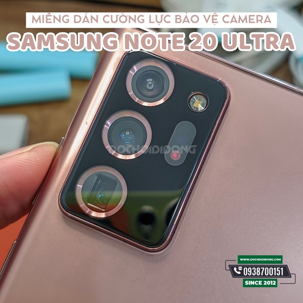 [HCM]Miếng dán cường lực camera Samsung Note 20/ Note 20 Ultra Zacase Thủy Tinh Hữu Cơ