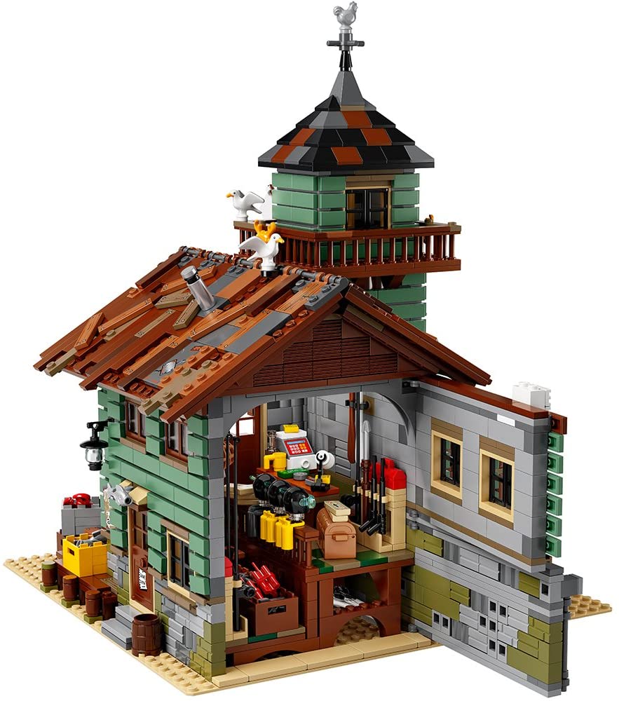 [HAPPY BRICKS] - LEGO  IDEAS - 21310 - CỬA HÀNG ĐỒ CÂU CŨ - OLD FISHING STORE