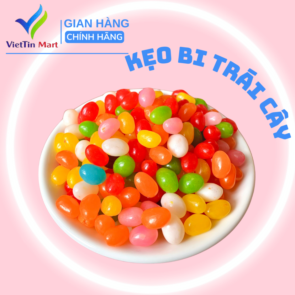 Kẹo Bi Vị Trái Cây ViettinMart 500g