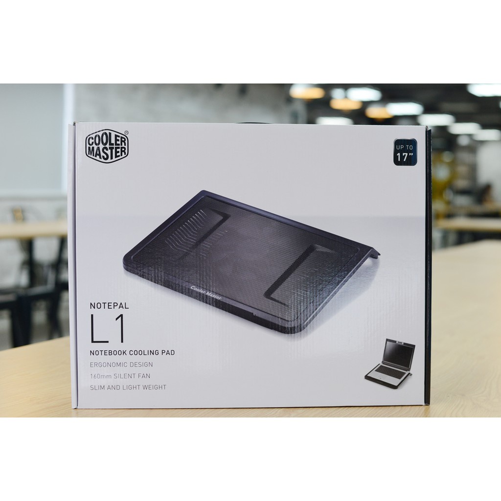 Đế tản nhiệt làm mát laptop Cooler Master L1 ( có ảnh thật )