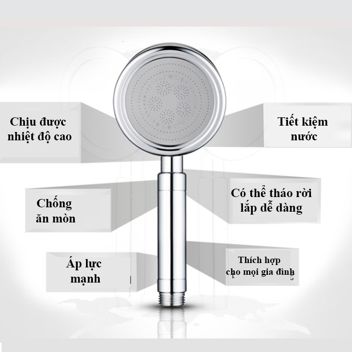 Bát Sen Tăng Áp Nhôm nhà tắm - bát sen tăng áp nhà vệ sinh