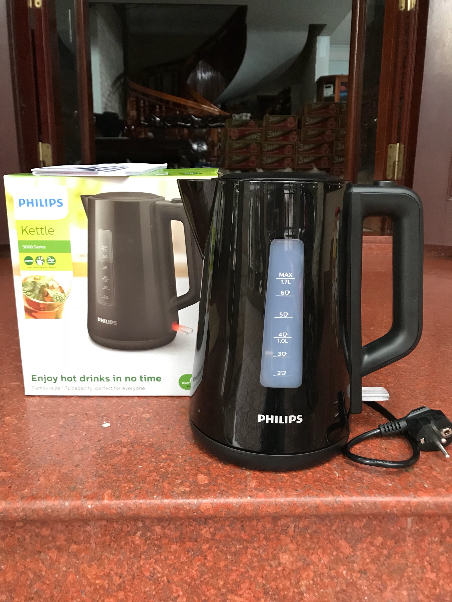 Bình siêu tốc Philips 1,7 lít HD9318