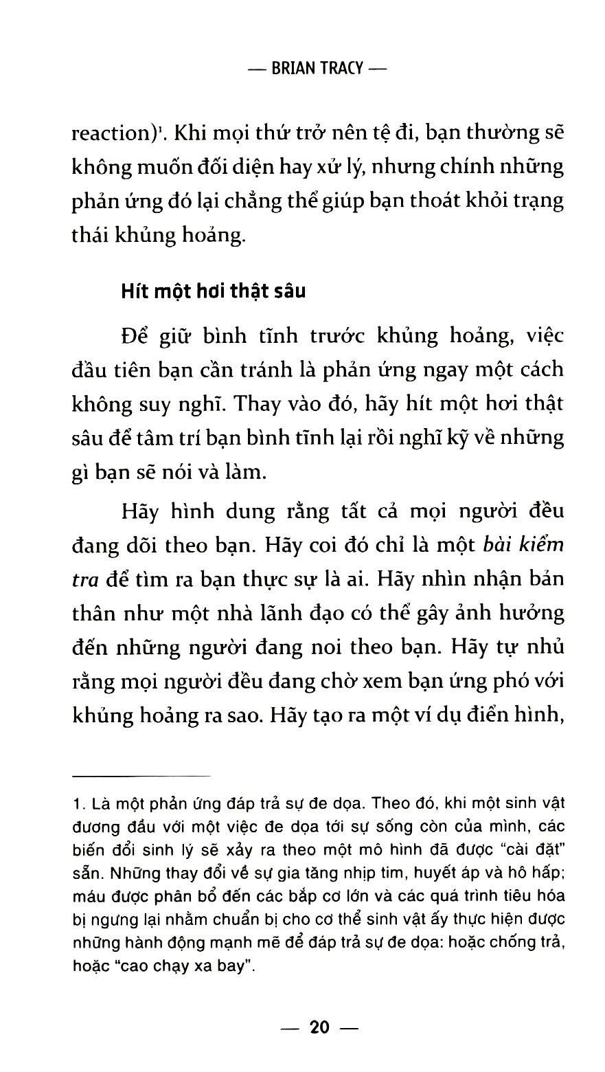 Thuật Quản Lý Khủng Hoảng Bản Thân
