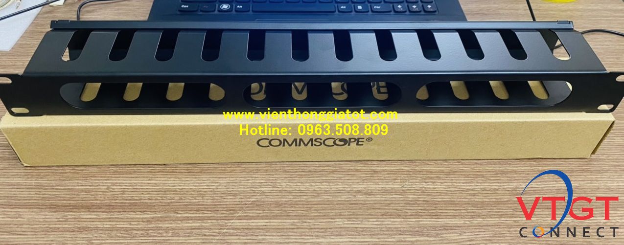 Thanh quản lý Cáp ngang 1U CommScope/AMP mã 1427632-1