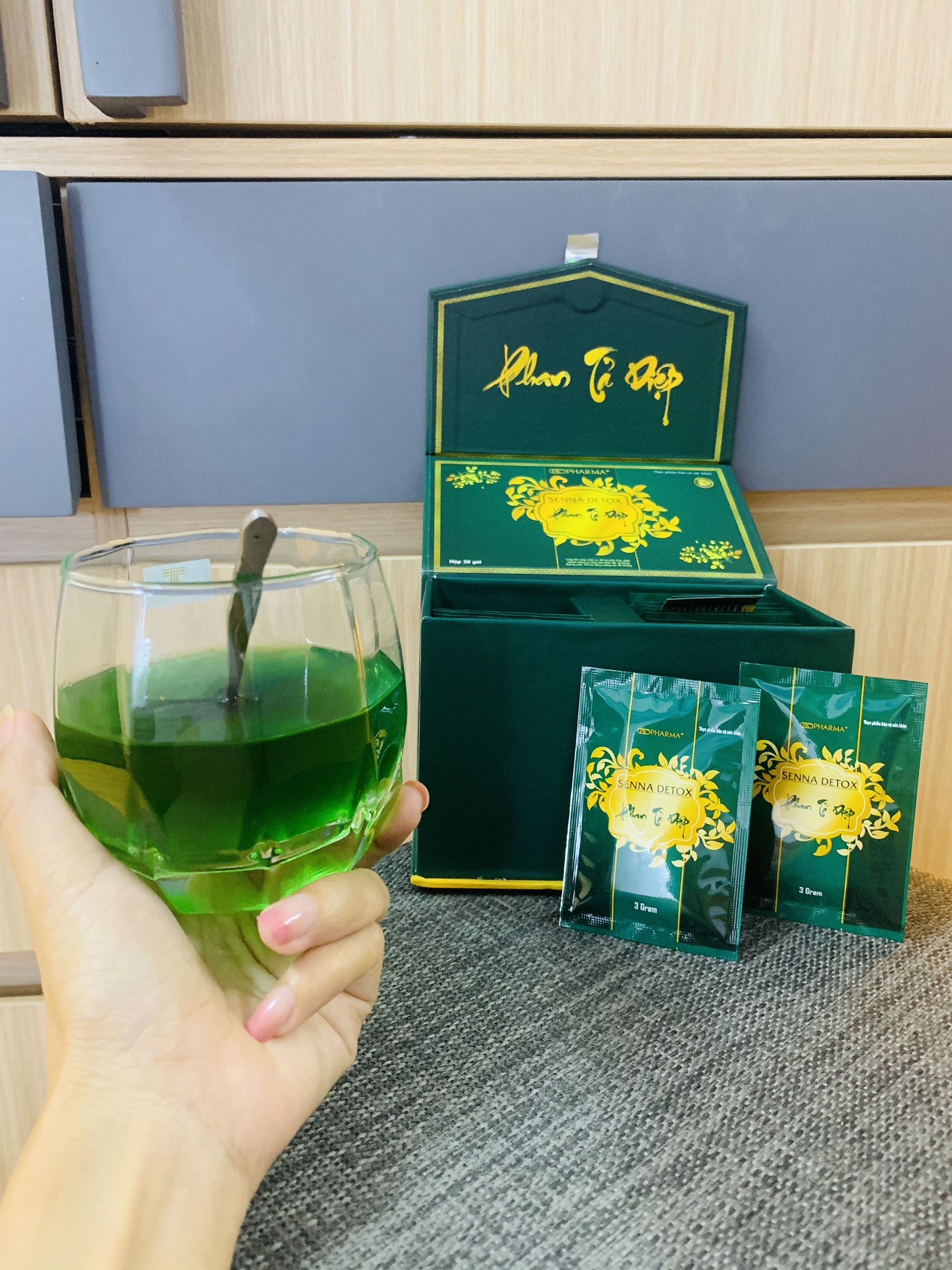 [30 gói] Phan Tả Diệp Senna Detox Thải Độc Ruột PK Pharma