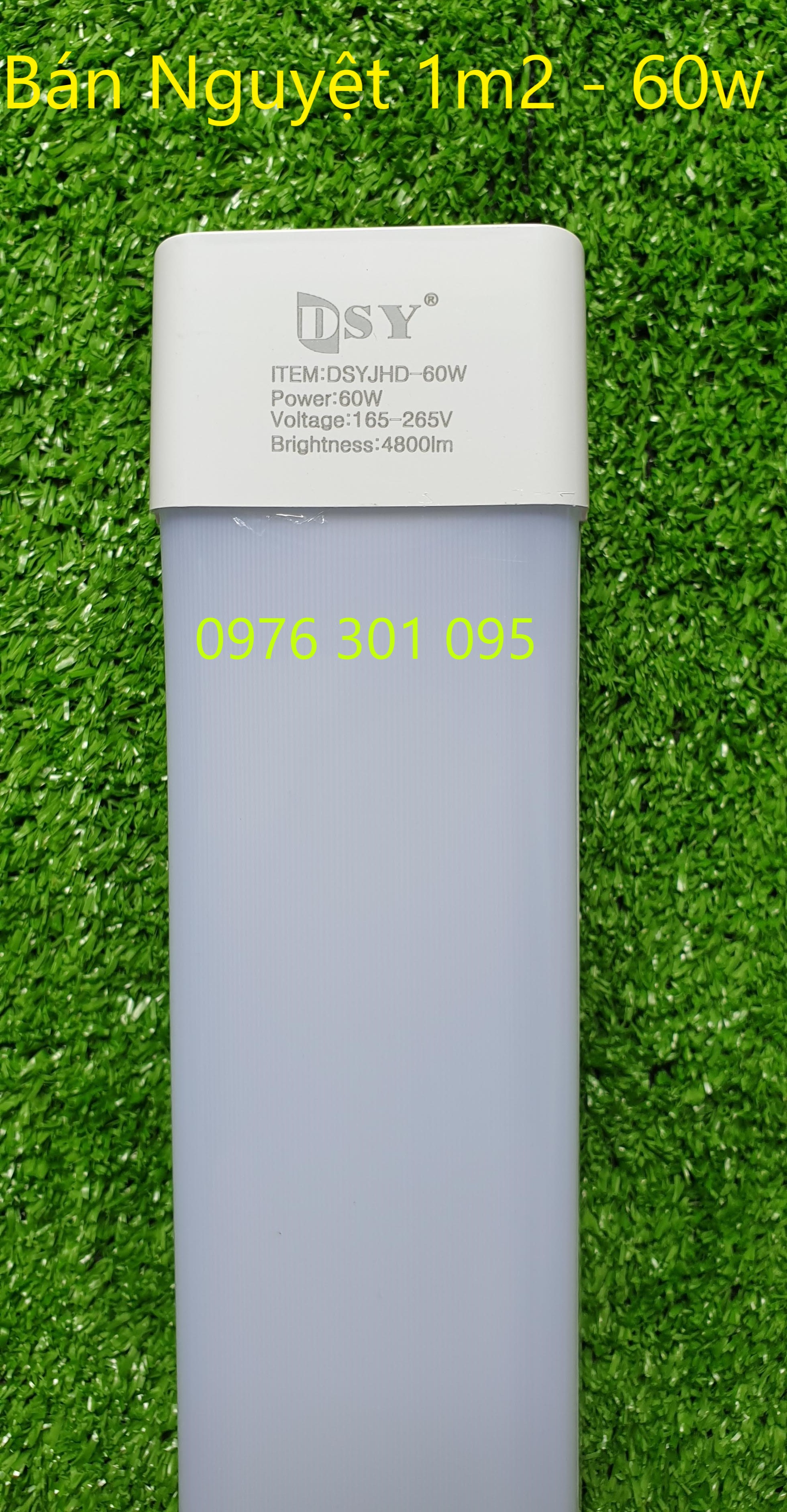 Đèn led bán nguyệt 60cm và 1m2, Bộ Đèn Led Liền Máng bắt tường