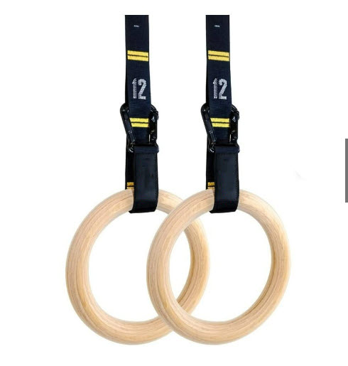 Vòng Treo Xà Bảo Hành 12 Tháng Vòng Tập Gymnastic Rings Dây Có Vạch Đo Khóa Cài Chắc Chắn Cleacco VTX2 Boro Sport