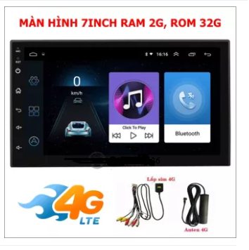 [TẶNG PM VIETMAP S1]Đầu DVD Android Ô Tô 7 inch Ram 1Gb/2Gb-rom32 Chạy Sim 4G Thu Phát Wifi, Màn Hình Android Ô tô 7inch Full HD hình ảnh trung thực, âm thanh hifi sắc nét, màn hình ô tô android giá rẻ,đầu dvd xe hơi,dvd ô tô giá rẻ