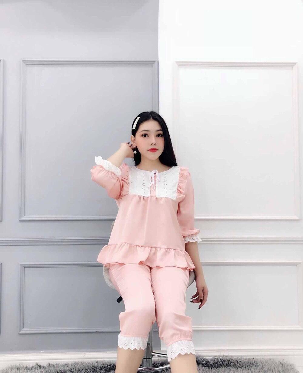 Sét bộ mặc nhà phi lụa -QH
