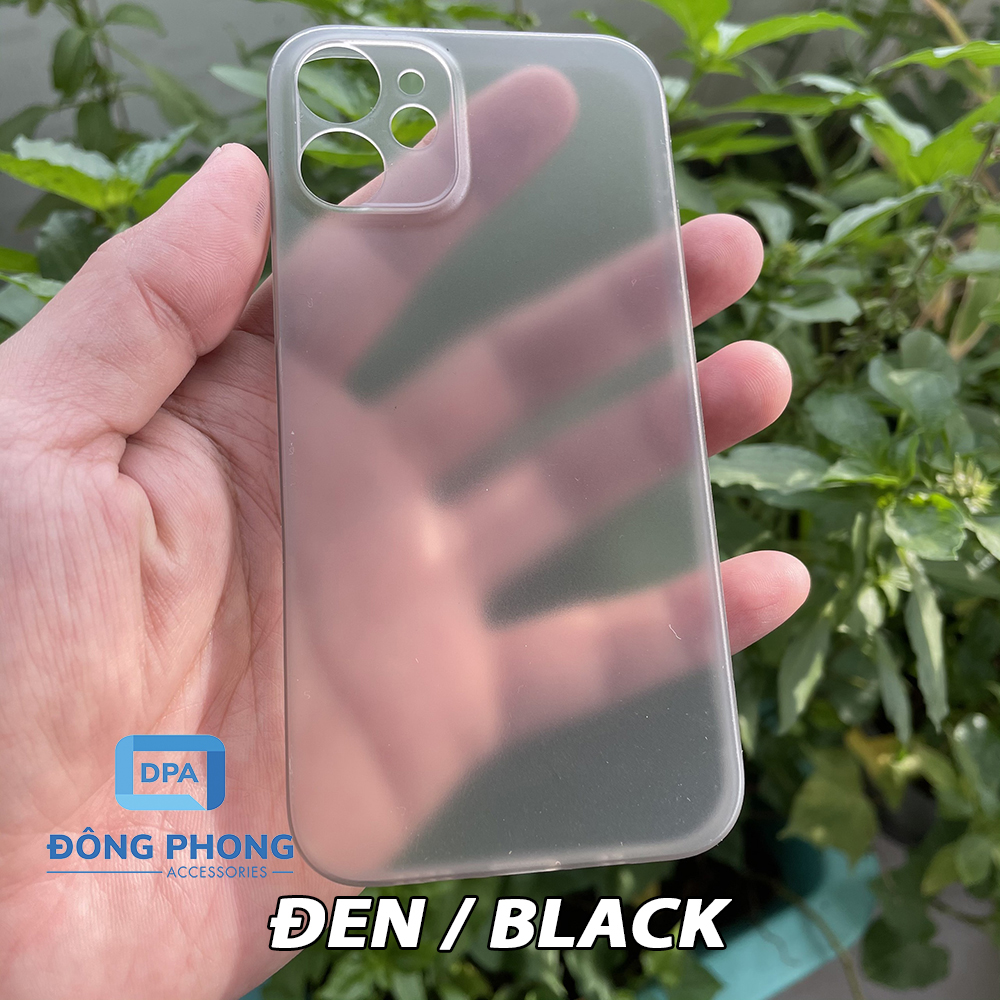 Combo 2 Ốp Lưng Trong Nhám Unibody iPhone 12 Siêu Mỏng