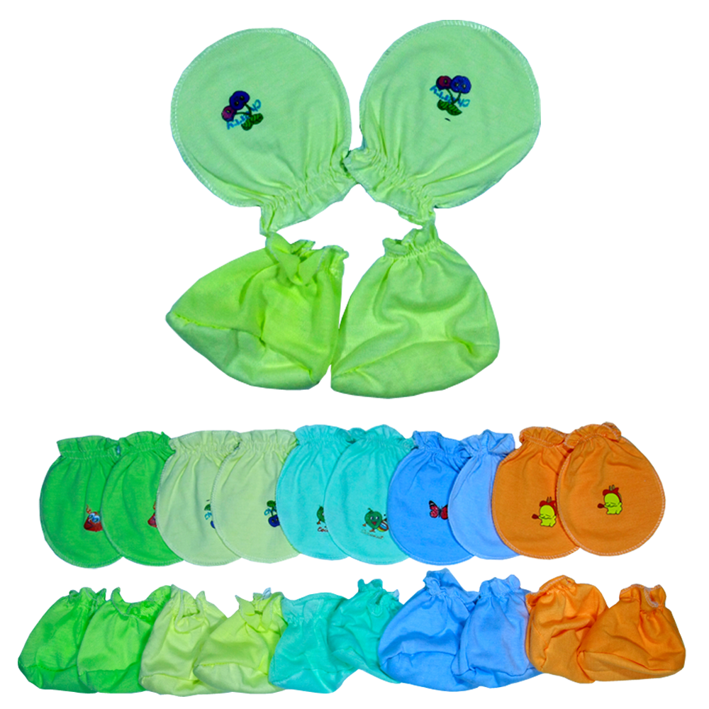 Bao Tay bao chân cho Bé Sơ Sinh ( 1 set gồm 1 đôi bao tay 1 đôi bao chân cho bé )