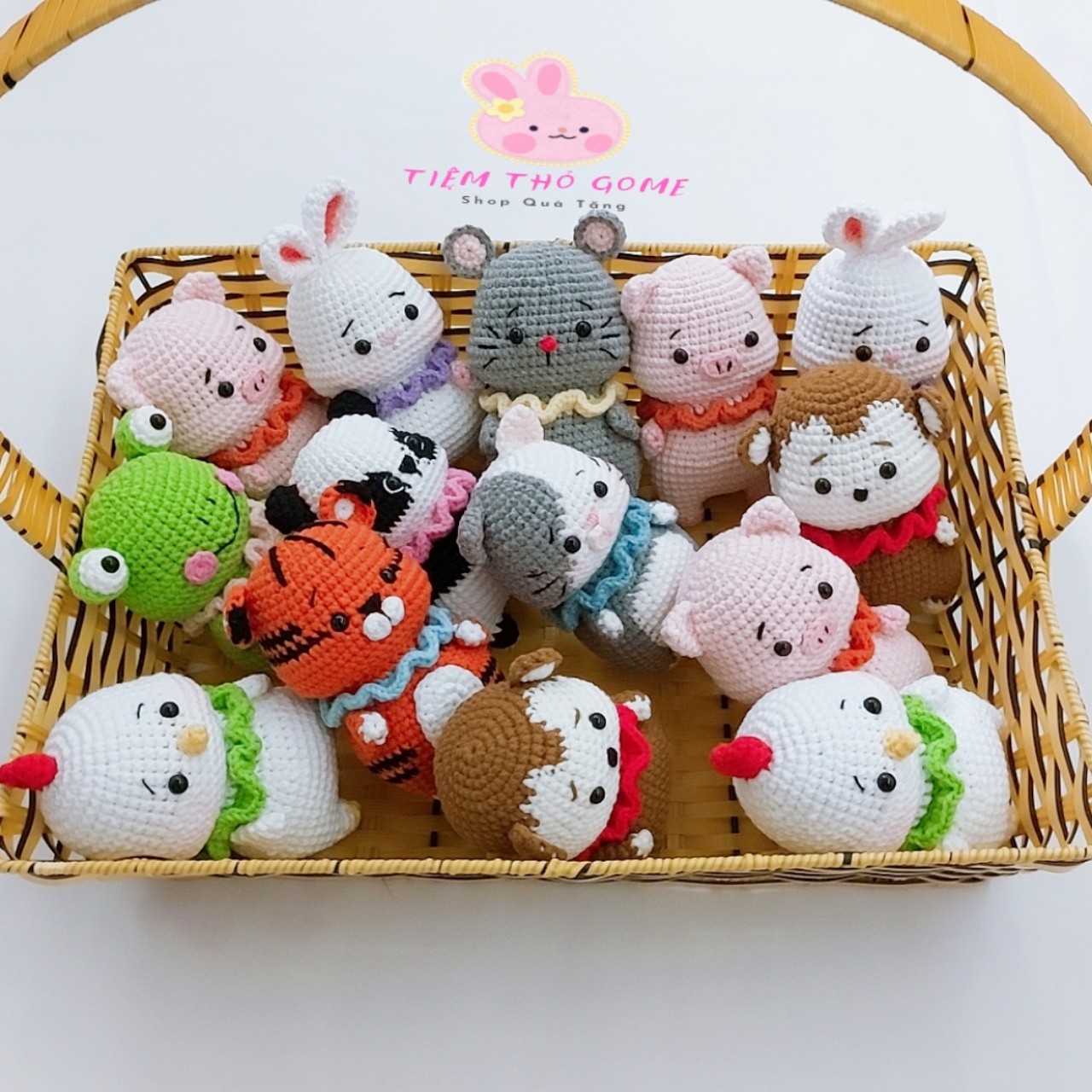 Thú nhồi bông handmade - Hổ len handmade