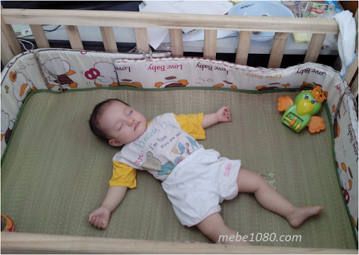 Chiếu cói nằm nôi, nằm võng và cũi cho bé