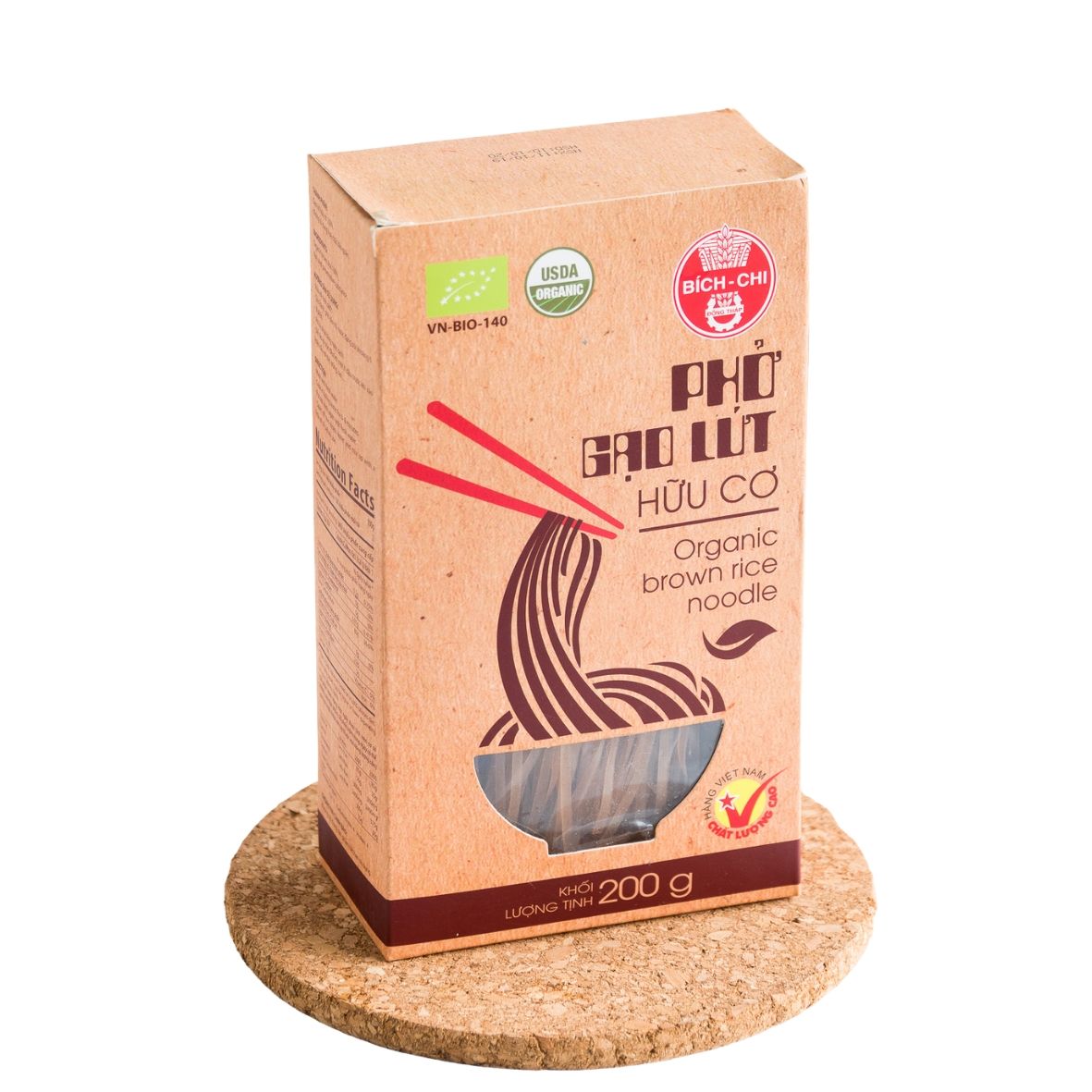 Phở gạo lứt hữu cơ bích chi 200g
