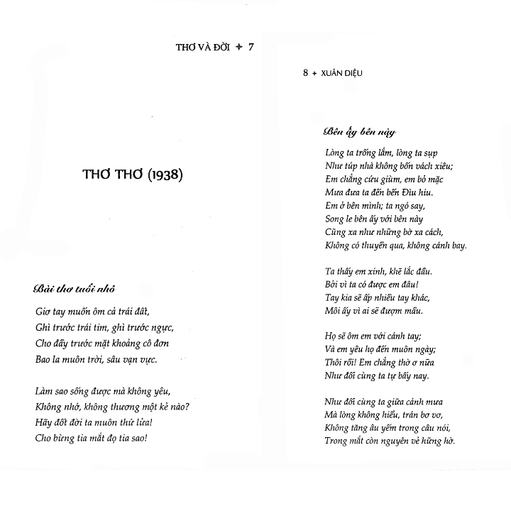 Sách Văn Học - Xuân Diệu thơ và đời