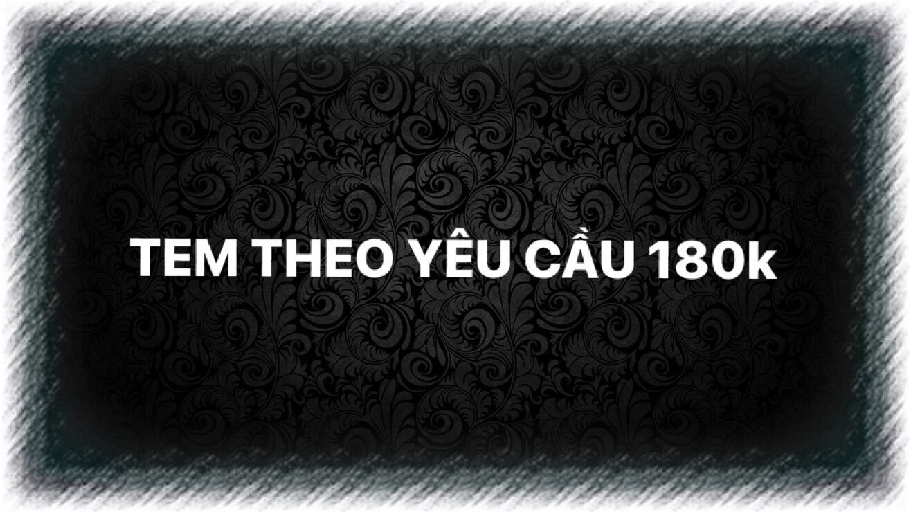 Tem rời đặt in theo yêu cầu
