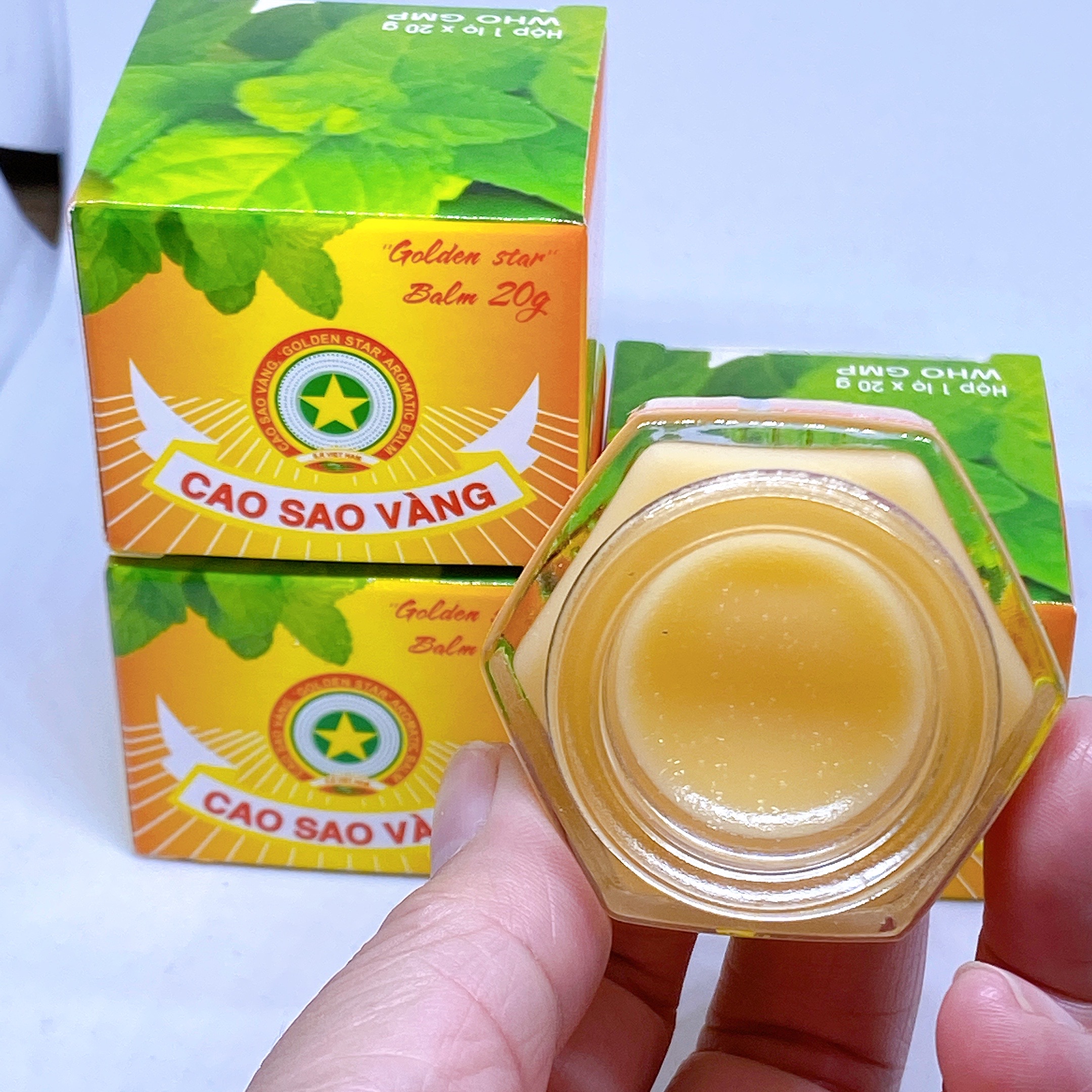 (Date 2028) Cù Là Cao Sao Vàng TW3 20g-Chính Hãng