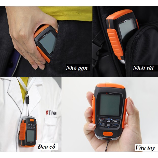 Máy đo công suất quang Triber mini 4 in 1 VFL 15nW - Nhỏ gọn mạnh mẽ